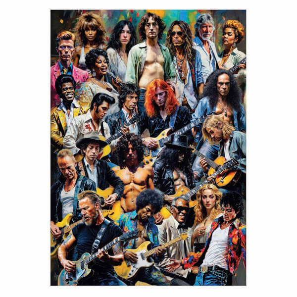 1500 Parça Puzzle: Rock Stars 