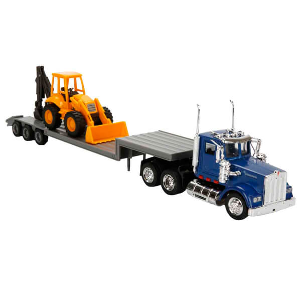 1:43 Long Haul Kenworth Taşıyıcı Tır ve Dozer