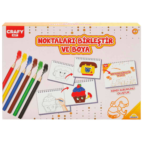 Crafy Noktaları Birleştir ve Boya Etkinlik Seti 