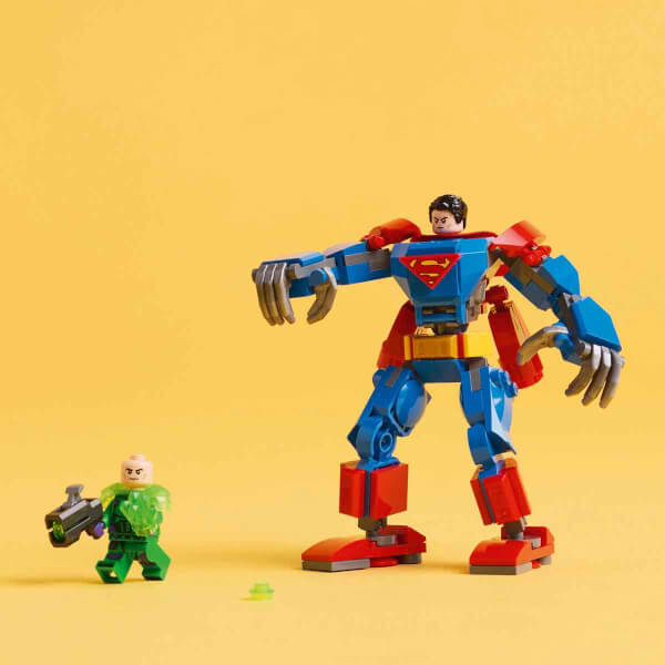 LEGO DC Superman Robotu, Lex Luthor’a Karşı 76302 - 6 Yaş ve Üzeri Süper Kahraman Sevenler için Yaratıcı Oyuncak Yapım Seti (120 Parça)