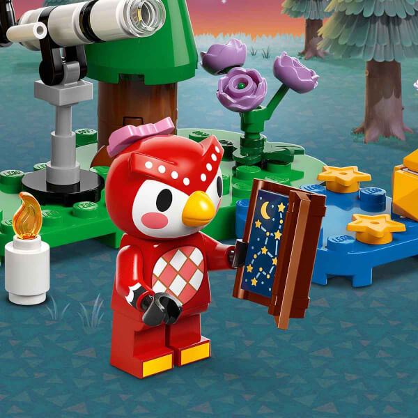 LEGO Animal Crossing Celeste ile Yıldız Gözlemleme 77053 - 6 Yaş ve Üzeri Astronomiye Meraklı Çocuklar için Yaratıcı Oyuncak Yapım Seti (78 Parça)