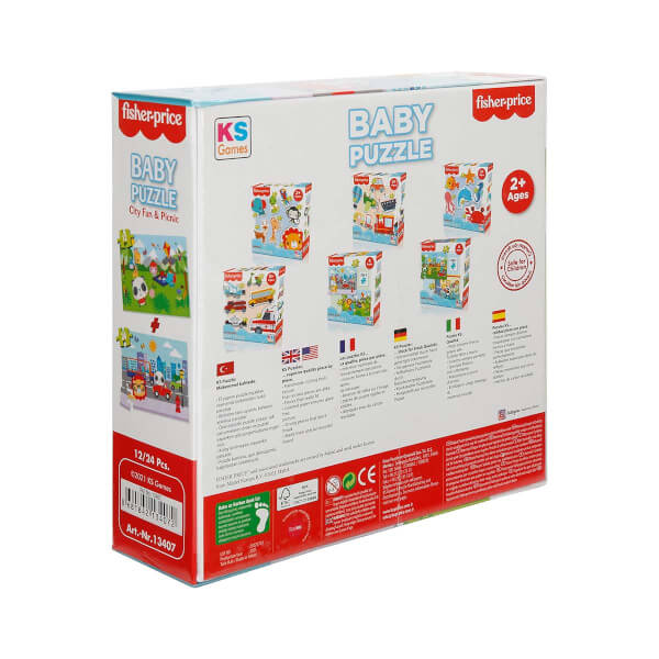 Fisher Price Baby City Fun & Picnic 2’si 1 Arada Puzzle