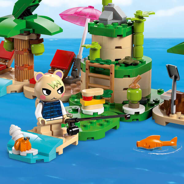 LEGO Animal Crossing Kapp'n Ada Tekne Turunda 77048 - 6 Yaş ve Üzeri Çocuklar için Yaratıcı Oyuncak Yapım Seti (233 Parça)