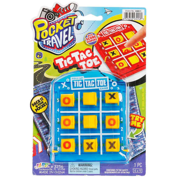 Pocket Travel Tic Tac Toe Oyunu - Mavi