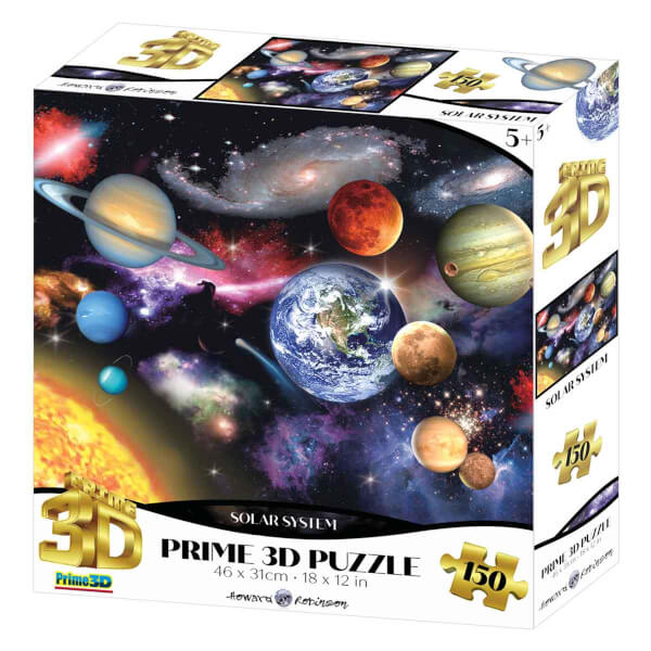 150 Parça 3D Puzzle: Güneş Sistemi