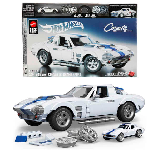 Hot Wheels Elite Serisi Corvette Grand Sport Araba Yapım Seti 918