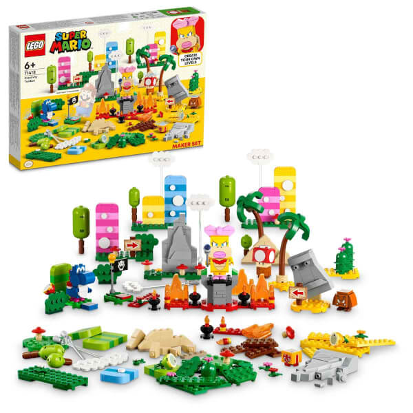 LEGO® Super Mario™ Yaratıcılık Araç Kutusu Yapım Seti 71418 - 6 Yaş ve Üzeri Çocuklar için Koleksiyonluk Yaratıcı Oyuncak Yapım Seti (588 Parça)