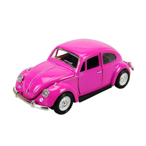 Sesli ve Işıklı Çek-Bırak Beetle Araba 12 cm.