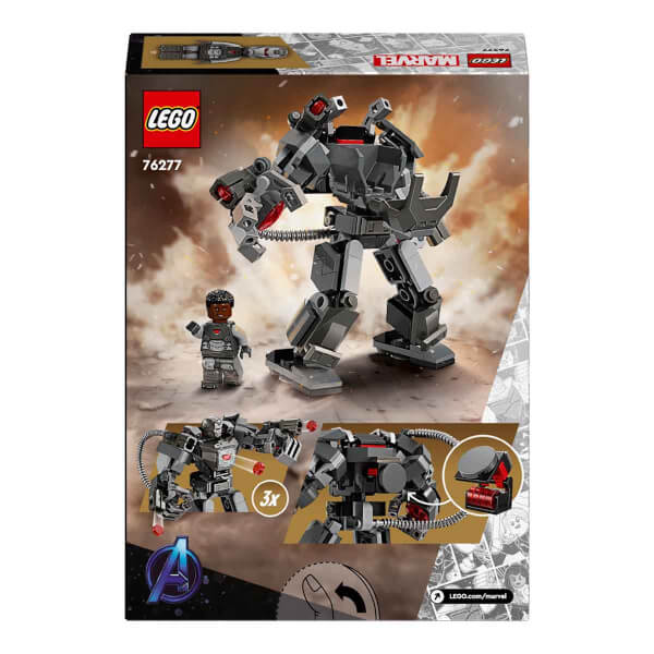 LEGO® Marvel Savaş Makinesi Robot Zırhı 76277 -6 Yaş ve Üzeri Süper Kahraman Yedi Çocuk İçin İnşa Edilebilen Savaşçı İçeren Yaratıcı Oyuncak Yapım Seti (154 Parça)