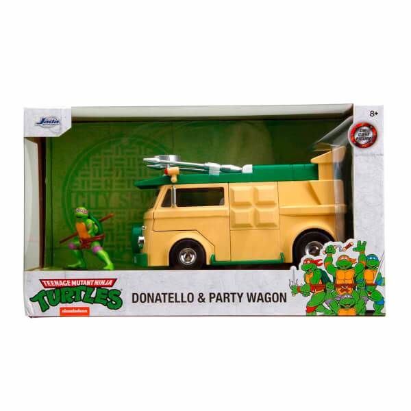 1:24 TMNT Party Wagon ve Donatello Figürü