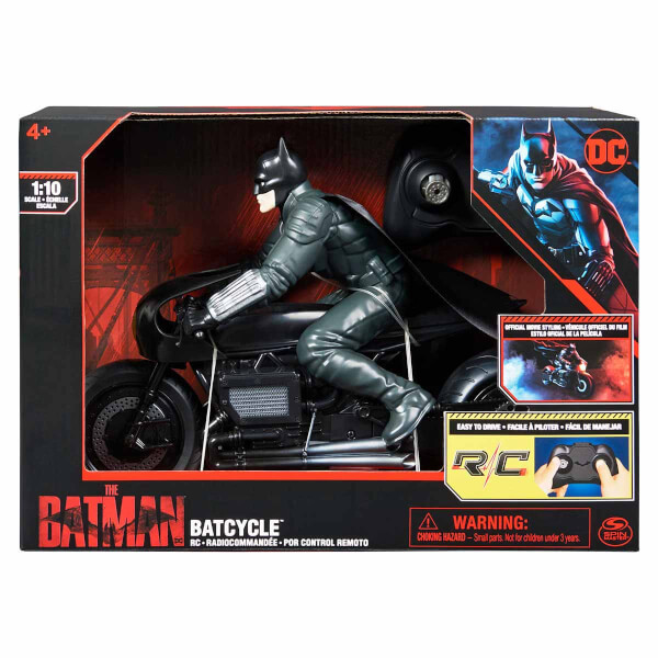 1:10 Uzaktan Kumandalı Batman Figürlü Batcycle Motosiklet 