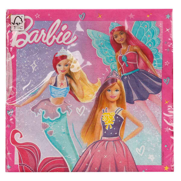 Barbie Fantasy Desenli Peçete 20’li 