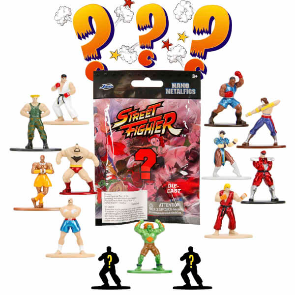 Street Fighter Nano Metalfigs Die Cast Sürpriz Figür Paketi 