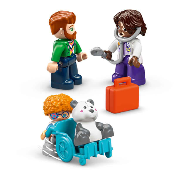 LEGO DUPLO Kasabası İlk Doktor Ziyareti 10449 - 2 Yaş ve Üzeri Küçük Çocuklar İçin Kas Becerilerini Geliştiren Eğitici Oyuncak Yapım Seti (65 Parça)