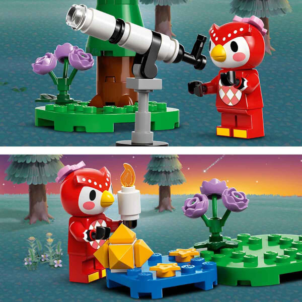 LEGO Animal Crossing Celeste ile Yıldız Gözlemleme 77053 - 6 Yaş ve Üzeri Astronomiye Meraklı Çocuklar için Yaratıcı Oyuncak Yapım Seti (78 Parça)