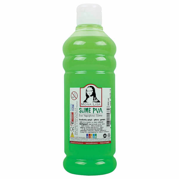 Sıvı Yapıştırıcı Slime Jeli Fosforlu Yeşil 500 ml