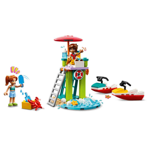 LEGO Friends Plaj Su Motoru 42623 - 5 Yaş ve Üzeri Çocuklar için Yunus Figürü İçeren Eğitici ve Yaratıcı Oyuncak Yapım Seti (84 Parça)