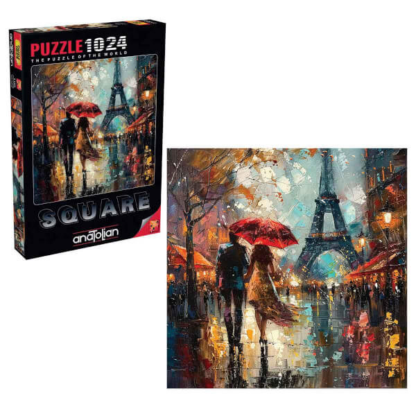 1024 Parça Puzzle: Paris’te Aşk