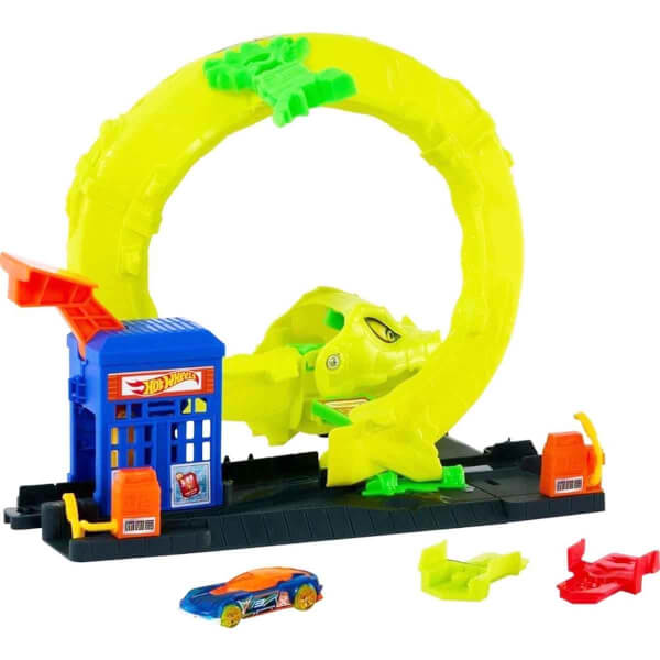 Hot Wheels City Düşmanlarla Mücadele Serisi HDR29 - Jbm63 Snake Spiral Attack
