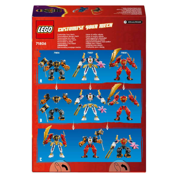 LEGO® NINJAGO® Cole'un Toprak Elementi Robotu 71806 - 7 Yaş ve Üzeri Çocuklar için Aksiyon Figürü İçeren Yaratıcı Oyuncak Yapım seti (235 Parça)