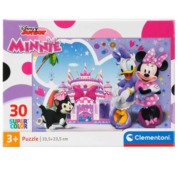 30 Parça Supercolor Puzzle: Disney Minnie Mouse