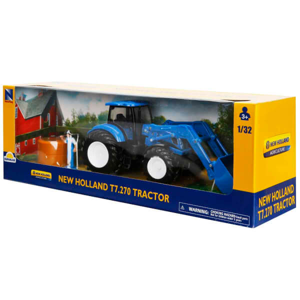 1:32 New Holland T7.270 Traktör Çiftlik Oyun Seti