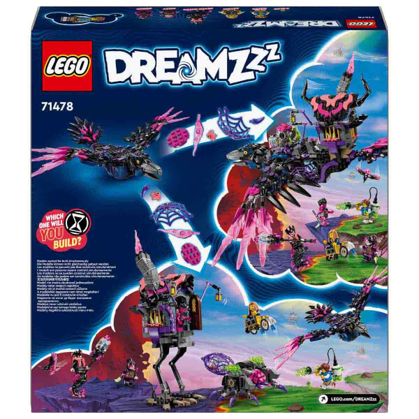 LEGO DREAMZzz Never Cadısı’nın Gece Yarısı Kuzgunu 71478 – 9 Yaş ve Üzeri İçin Fantastik Yaratık Figürleri İçeren Yaratıcı Oyuncak Yapım Seti (1203 Parça)