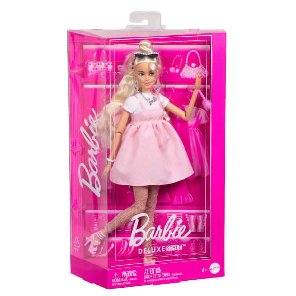 Barbie Deluxe Style Sarı Saçlı Bebek HYV27 