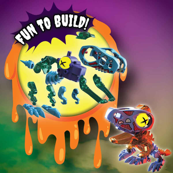 Sesli ve Işıklı Biopod Zombies Dinozor Robot Sürpriz Paket S4