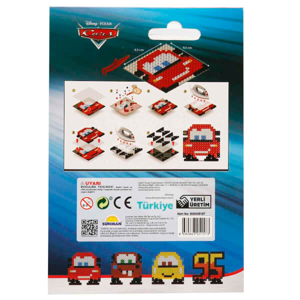 4in1 Disney Cars Pixel Pixel Boncuk Aktivite ve Oyuncak Seti