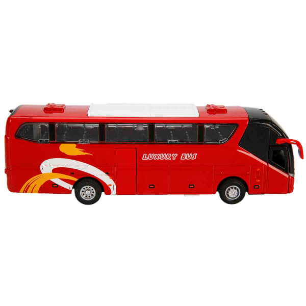 Sesli ve Işıklı Die Cast Çek Bırak Otobüs 