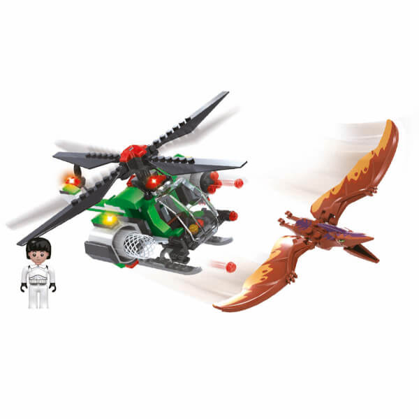 BLX Dinosaur Kanatlı Dinozorlar ve Helikopter 25536