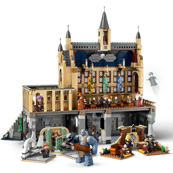 LEGO Harry Potter Hogwarts Şatosu: Büyük Salon 76435 – 10 Yaş ve Üzeri Harry Potter Hayranları İçin Koleksiyonluk Yaratıcı Oyuncak Yapım Seti (1732 Parça)