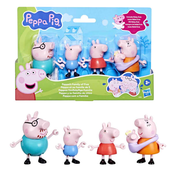 Peppa Pig ve Ailesi 5’li Figür Seti