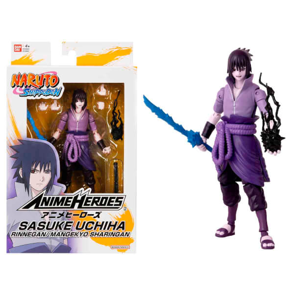 Anime Heroes Naruto Sasuke Rinnegan / Mangekyo Sharingan Eklemli Figür