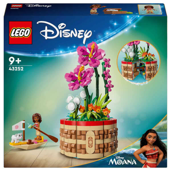 LEGO Disney Moana’nın Saksısı 43252 – 9 Yaş ve Üzeri Çocuklar İçin Mini Bebek Figürü ve Yelkenli Tekne İçeren Yaratıcı Oyuncak Yapım Seti (619 Parça)