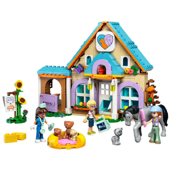 LEGO Friends At ve Evcil Hayvan Veteriner Kliniği 42651 - 7 Yaş ve Üzeri Çocuklar için Mini Bebek, At ve Köpek Minifigürü İçeren Yaratıcı Oyuncak Yapım Seti (428 Parça)