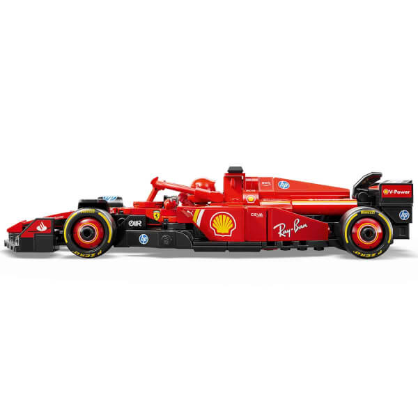 LEGO Speed Champions Ferrari SF-24 F1 Yarış Arabası 77242 - 10 Yaş ve Üzeri Çocuklar için Yarış Arabası ve Sürücü Minifigürü İçeren Yaratıcı Oyuncak Yapım Seti (275 Parça)