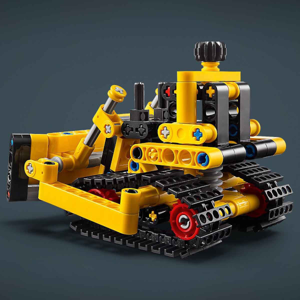 LEGO® Technic Ağır İş Buldozeri 42163 - 7 Yaş ve Üzeri Çocuklar için İnşaat Aracı İçerek Koleksiyonluk Yaratıcı Oyuncak Model Yapım Seti (195 Parça)