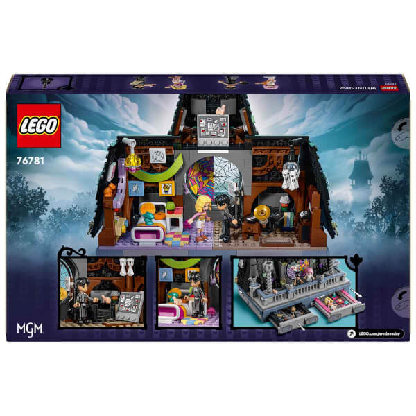 LEGO Wednesday: Wednesday ve Enid’in Yurt Odası 76781 -10 Yaş ve Üzeri Çocuklar İçin 4 Mini Bebek Figürü İçeren Nevermore Akademisi Yaratıcı Oyuncak Yapım Seti (750 Parça)