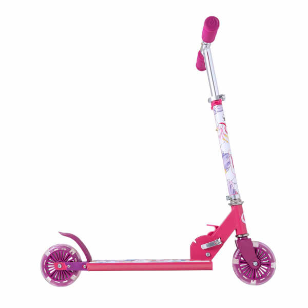 Evo 2 Tekerlekli Katlanabilir Unicorn Inline Işıklı Scooter
