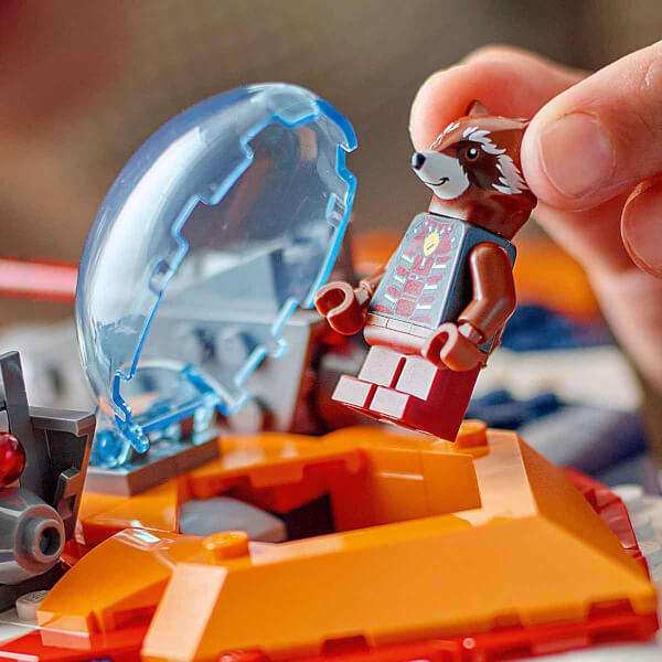 LEGO® Marvel Rocket'in Warbird Aracı Ronan'a Karşı 76278 – 8 Yaş ve Üzeri Süper Kahraman Yedi Çocuk İçin İnşa Edilebilen Uzay Gemisi İçeren Yaratıcı Oyuncak Yapım Seti (290 Parça)