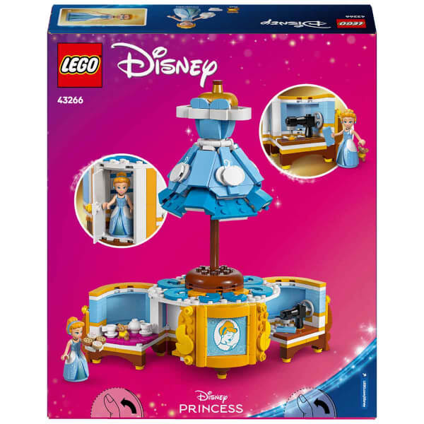 LEGO Disney Princess Sindirella'nın Elbisesi 43266 - 9 Yaş ve Üzeri Prenses Seven Çocuklar için Yaratıcı Oyuncak Yapım Seti (474 Parça)