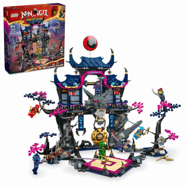 LEGO NINJAGO Kurt Maskesi Gölge Dövüş Okulu 71813 - 9 Yaş ve Üzeri Çocuklar için 8 Ninja Minifigürü İçeren Yaratıcı Oyuncak Yapım Seti (1190 Parça)