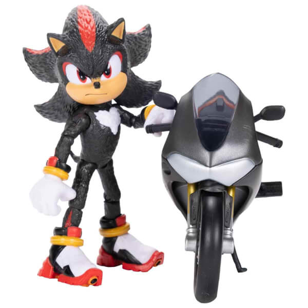 Sonic The Hedgehog 3 Shadow Aksiyon Figürü ve Motosikleti