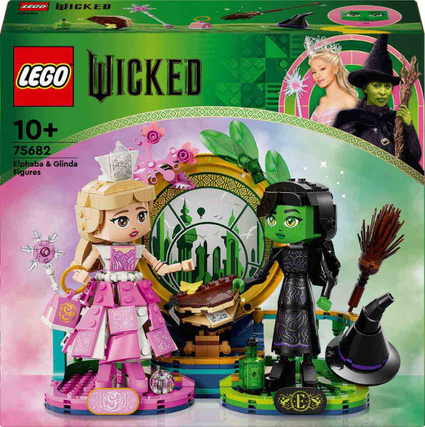 LEGO Wicked Elphaba ve Glinda Figürleri 75682 - 10 Yaş ve Üzeri Çocuklar için Fantastik Oyuncak Yapım Seti (558 Parça)