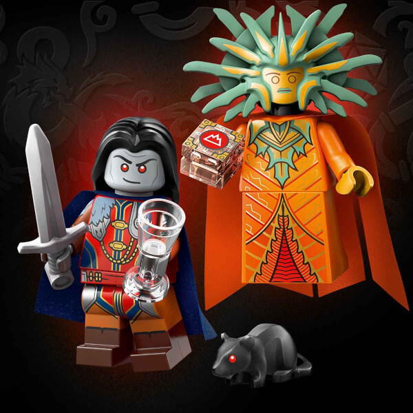 LEGO Minifigures Dungeons & Dragons 71047 - 5 Yaş ve Üzeri Çocuklar İçin Tiefling Büyücü Figürü İçeren Koleksiyonluk Oyuncak Figür Yapım Seti (9 Parça)