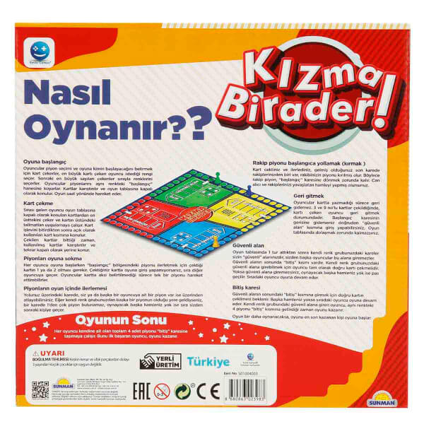 Smile Games Kızma Birader Kutu Oyunu 