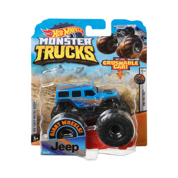 1:64 Hot Wheels Monster Trucks Araba FYJ44