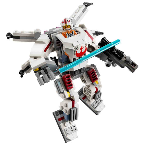 LEGO Star Wars Luke Skywalker X-Wing Robotu 75390 - 6 Yaş ve Üzeri Çocuklar için İnşa Edilebilen Koleksiyonluk Yaratıcı Oyuncak Yapım Seti (195 Parça)